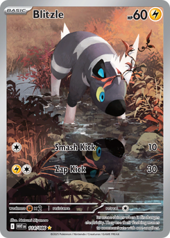 Pokemon White Flare Blitzle - 114
