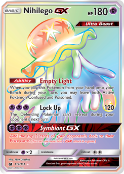 Pokemon Crimson Invasion Nihilego-GX - 114