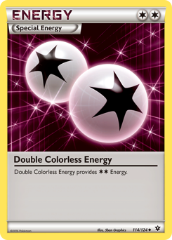 Pokemon Fates Collide Double Colorless Energy - 114