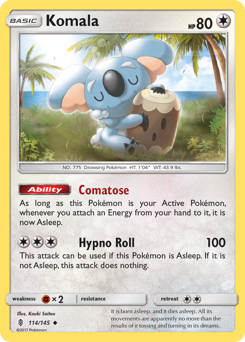 Pokemon Guardians Rising Komala - 114