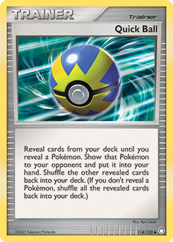 Pokemon Mysterious Treasures Quick Ball - 114