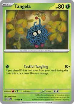 Pokemon 151 Tangela - 114