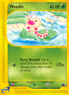 Pokemon Skyridge Weedle - 114