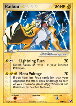 Pokemon Unseen Forces Raikou ★ - 114