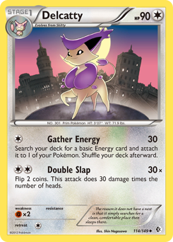Pokemon Boundaries Crossed Delcatty - 114