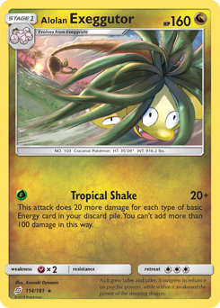 Pokemon Team Up Alolan Exeggutor - 114
