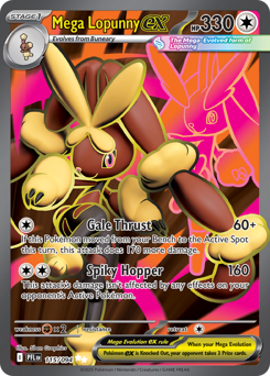 Pokemon Phantasmal Flames Mega Lopunny ex - 115