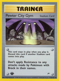 Pokemon Gym Heroes Pewter City Gym - 115