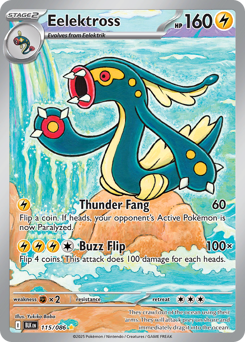 Pokemon Black Bolt Eelektross - 115