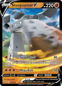 Pokemon Sword & Shield Stonjourner V - 115