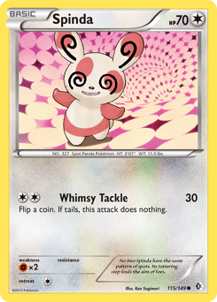 Pokemon Boundaries Crossed Spinda - 115