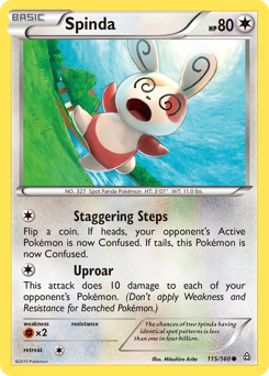 Pokemon Primal Clash Spinda - 115