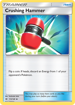 Pokemon Sun & Moon Crushing Hammer - 115