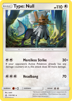 Pokemon Ultra Prism Type: Null - 115