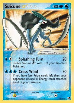 Pokemon Unseen Forces Suicune ★ - 115