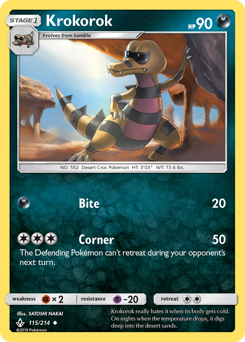 Pokemon Unbroken Bonds Krokorok - 115