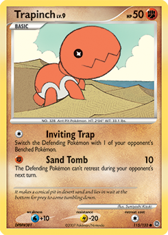 Pokemon Secret Wonders Trapinch - 115
