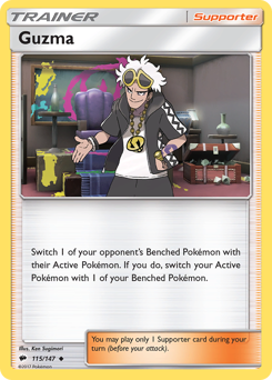Pokemon Burning Shadows Guzma - 115