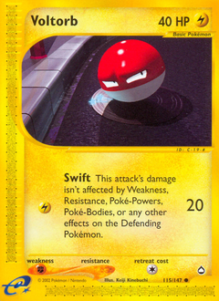 Pokemon Aquapolis Voltorb - 115
