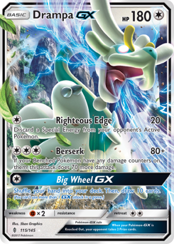 Pokemon Guardians Rising Drampa-GX - 115