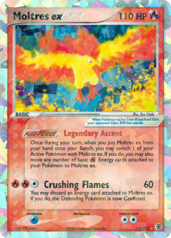Pokemon FireRed & LeafGreen Moltres ex - 115