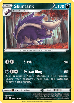 Pokemon Rebel Clash Skuntank - 115