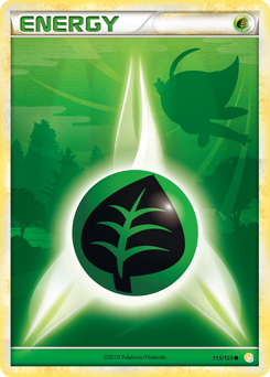 Pokemon HeartGold & SoulSilver Grass Energy - 115