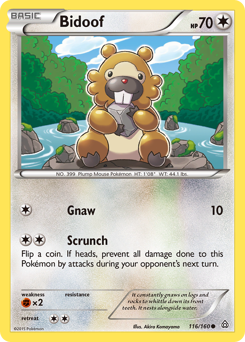 Pokemon Primal Clash Bidoof - 116