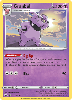 Pokemon Fusion Strike Granbull - 116