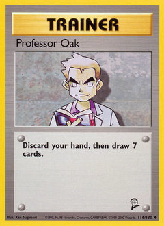 Pokemon Base Set 2 Professor Oak - 116