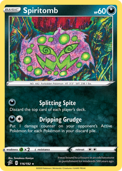 Pokemon Rebel Clash Spiritomb - 116