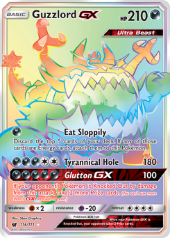 Pokemon Crimson Invasion Guzzlord-GX - 116