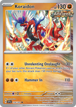 Pokemon Surging Sparks Koraidon - 116