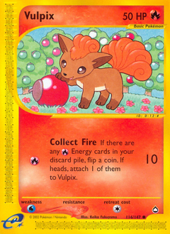 Pokemon Aquapolis Vulpix - 116
