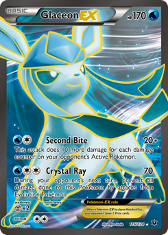 Pokemon Fates Collide Glaceon-EX - 116