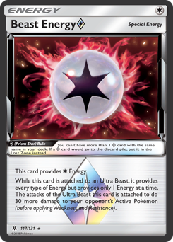 Pokemon Forbidden Light Beast Energy ◇ - 117