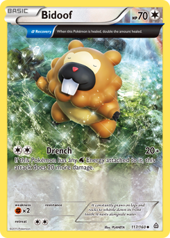 Pokemon Primal Clash Bidoof - 117