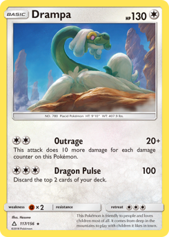 Pokemon Ultra Prism Drampa - 117