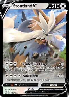 Pokemon Battle Styles Stoutland V - 117