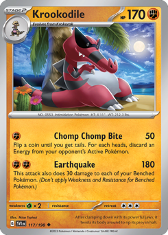 Pokemon Scarlet & Violet Krookodile - 117