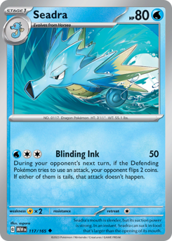Pokemon 151 Seadra - 117