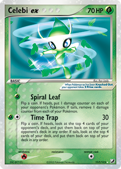 Pokemon Unseen Forces Celebi ex - 117