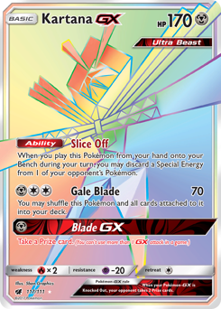 Pokemon Crimson Invasion Kartana-GX - 117