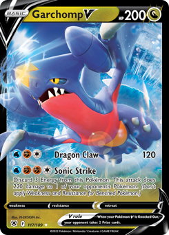 Pokemon Astral Radiance Garchomp V - 117