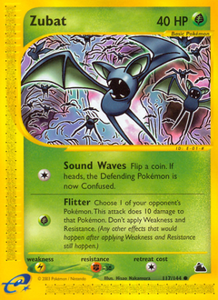 Pokemon Skyridge Zubat - 117