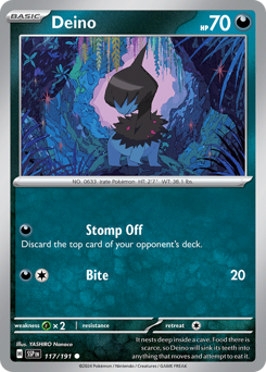 Pokemon Surging Sparks Deino - 117
