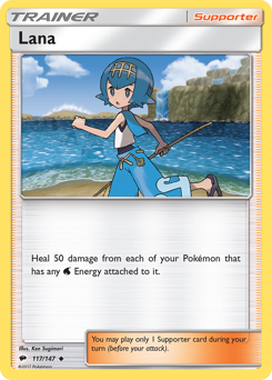 Pokemon Burning Shadows Lana - 117