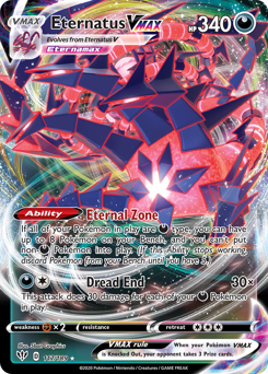 Pokemon Darkness Ablaze Eternatus VMAX - 117