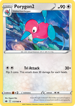 Pokemon Chilling Reign Porygon2 - 117