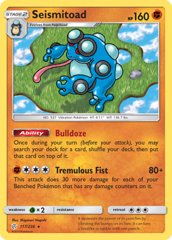 Pokemon Cosmic Eclipse Seismitoad - 117